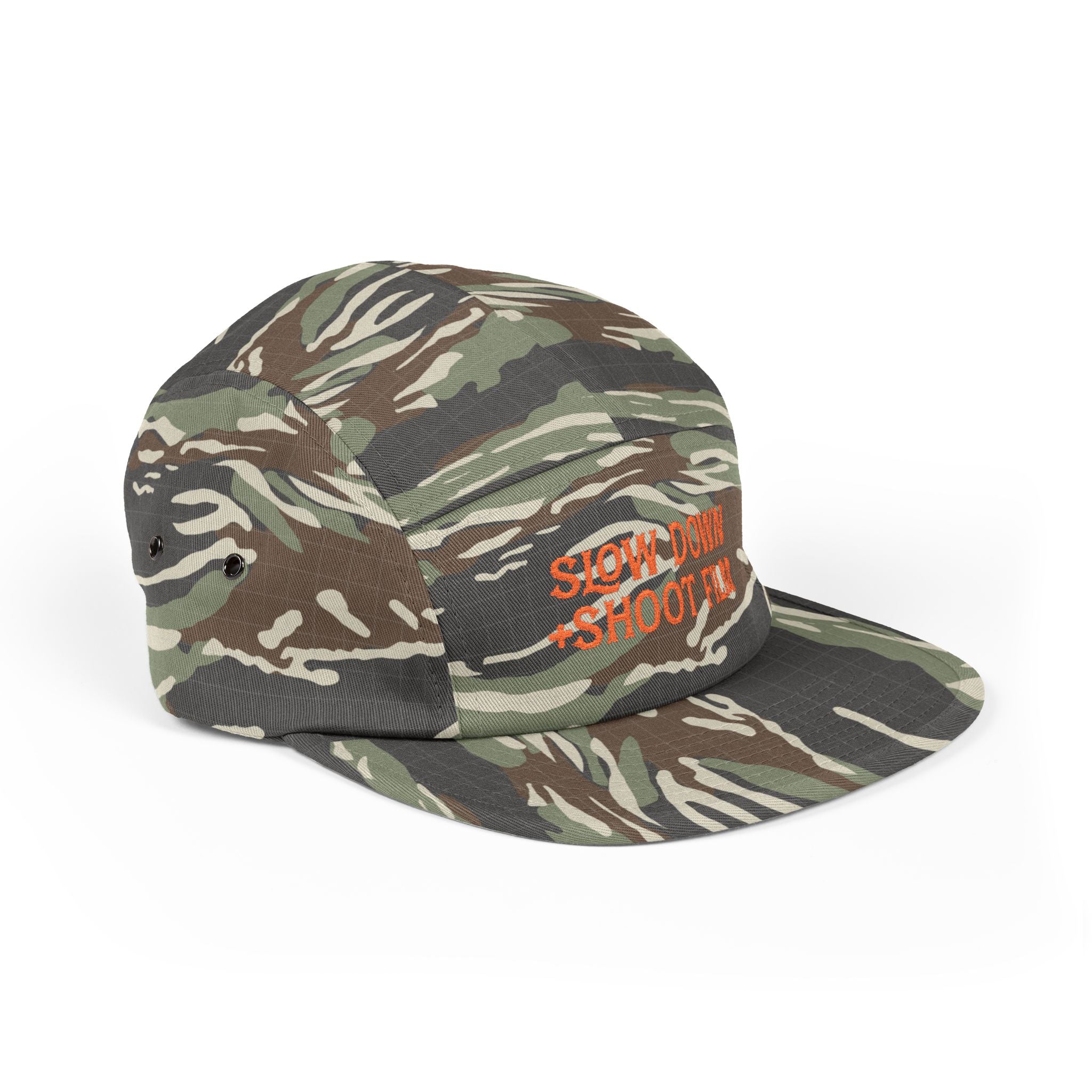 Slow Down +Shoot Film: Soft-structured five-panel cap
