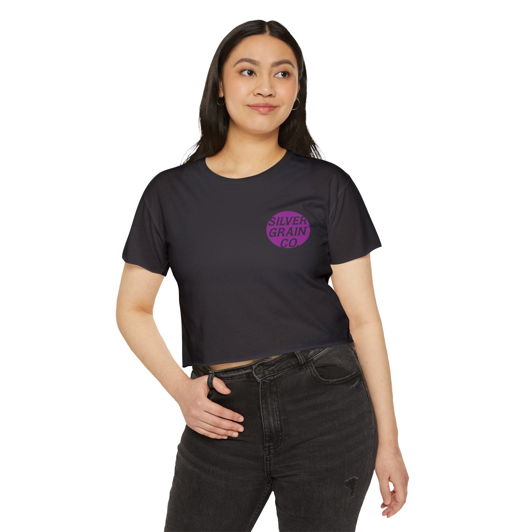 Camera Crop Top: "Film Is Magic" Vintage Photo Tee