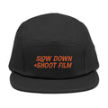 Slow Down +Shoot Film: Soft-structured five-panel cap