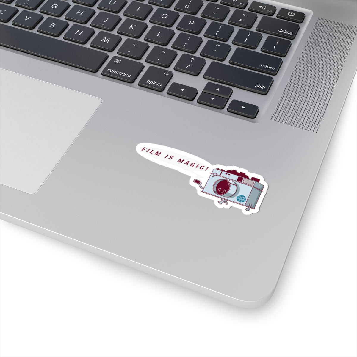 Film Is Magic Camera Kiss-Cut Sticker — Vintage Film Photography Decal