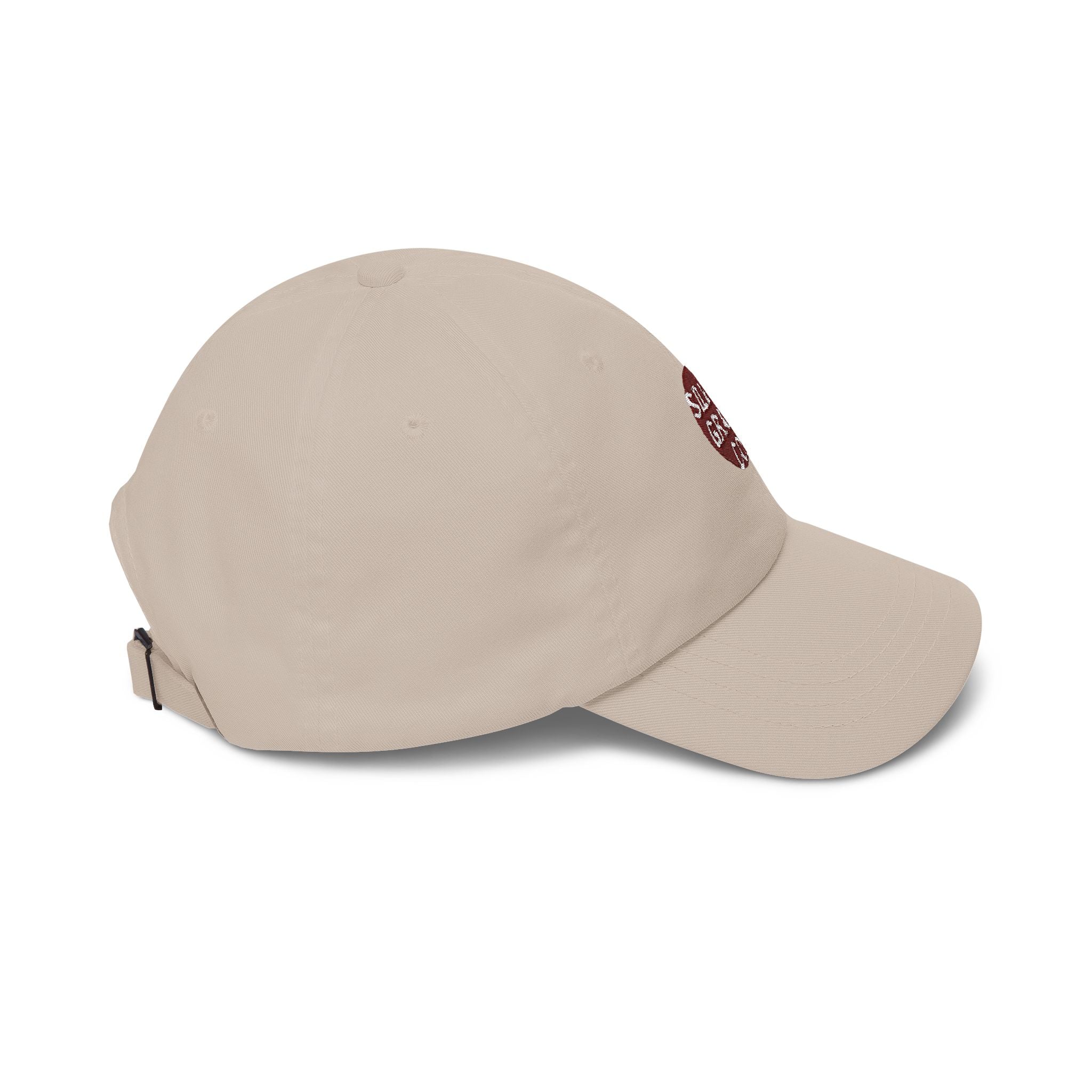 Classic Dad Cap – "Silver Grain Co" Embroidered Logo Hat
