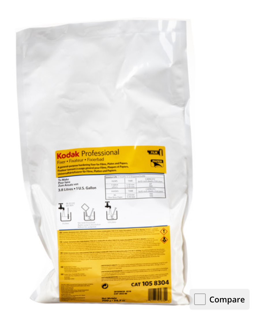 Kodak Professional Fixer (To Make 1 gal, 2019 Version)